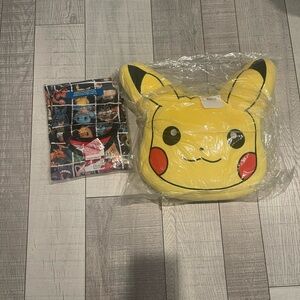 Pokemon 3D Pikachu Plush Pillow Cushion 
Pokémon short pajama for boy. Size 7-8